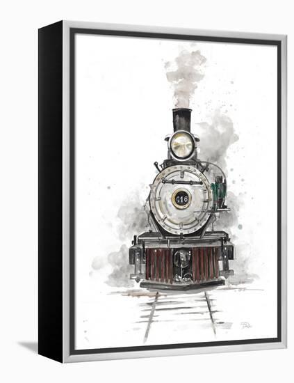 Antique Locomotive-Patricia Pinto-Framed Stretched Canvas