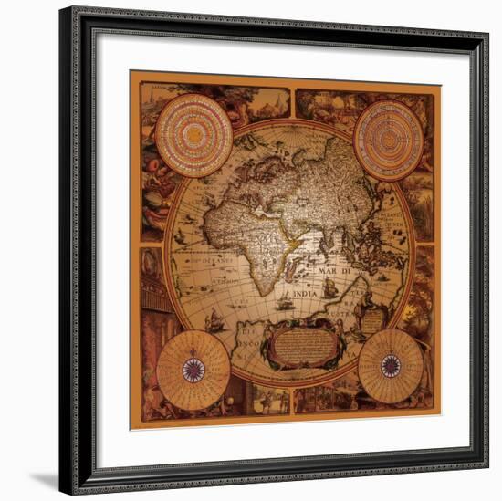 Antique Map, Cartographica I--Framed Art Print