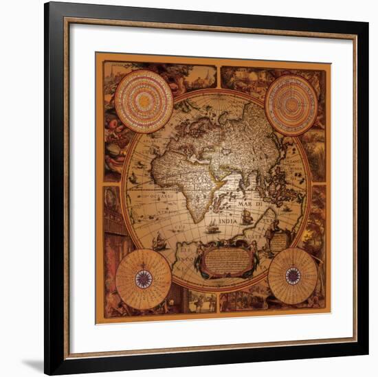 Antique Map, Cartographica I--Framed Art Print