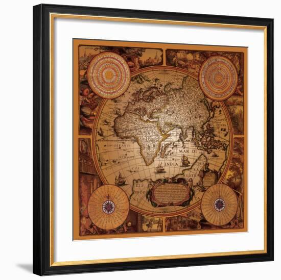 Antique Map, Cartographica I--Framed Art Print