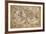 Antique Map, Globe Terrestre, 1690-Vincenzo Coronelli-Framed Premium Giclee Print