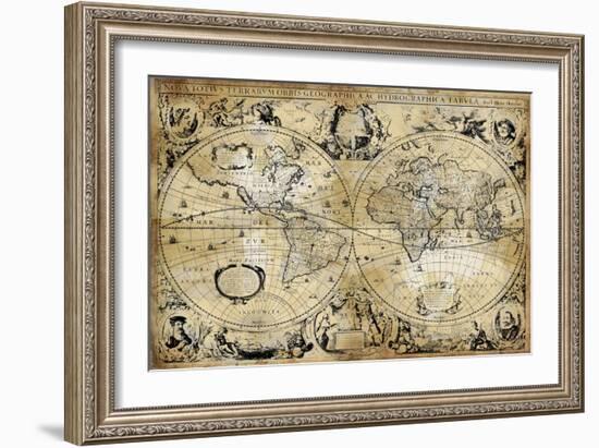 Antique Map I-Russell Brennan-Framed Art Print