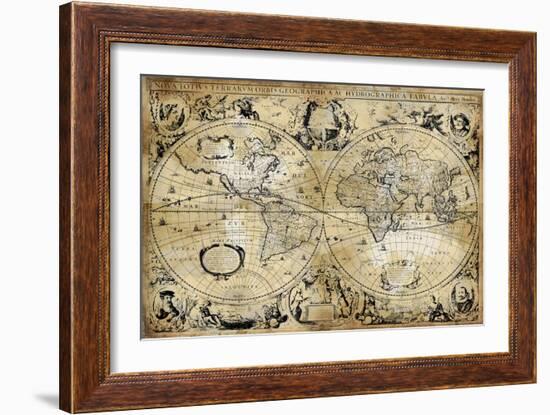 Antique Map I-Russell Brennan-Framed Art Print