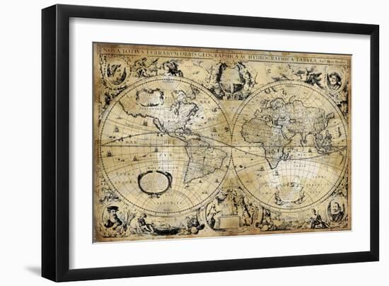 Antique Map I-Russell Brennan-Framed Art Print