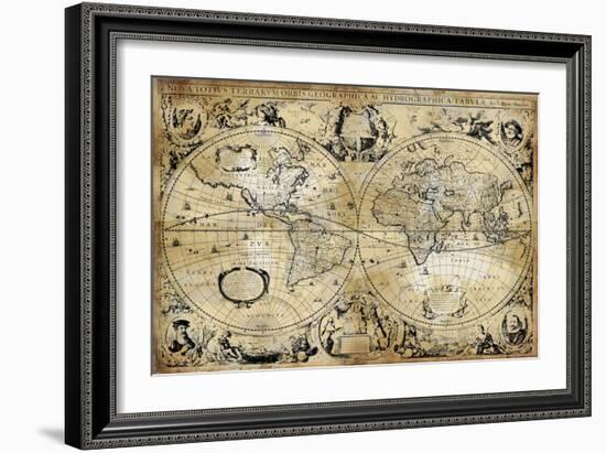Antique Map I-Russell Brennan-Framed Art Print