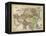 Antique Map of Asia-Alvin Johnson-Framed Stretched Canvas