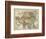 Antique Map of Asia-Alvin Johnson-Framed Art Print