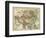 Antique Map of Asia-Alvin Johnson-Framed Art Print