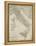 Antique Map of Italy-Vision Studio-Framed Stretched Canvas