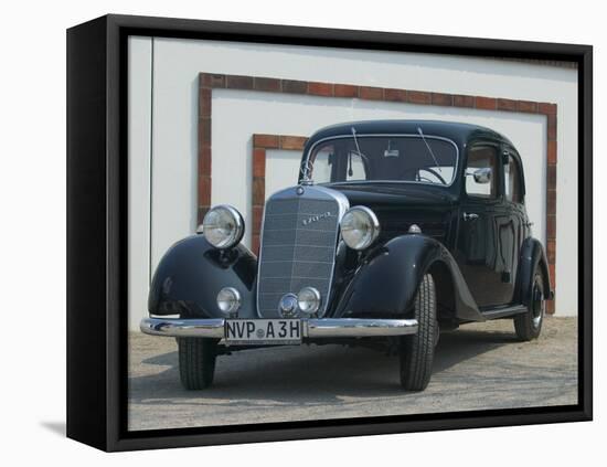 Antique Mercedes, Germany-Russell Young-Framed Premier Image Canvas