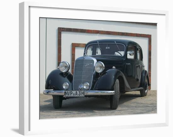 Antique Mercedes, Germany-Russell Young-Framed Photographic Print