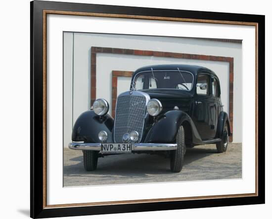 Antique Mercedes, Germany-Russell Young-Framed Photographic Print