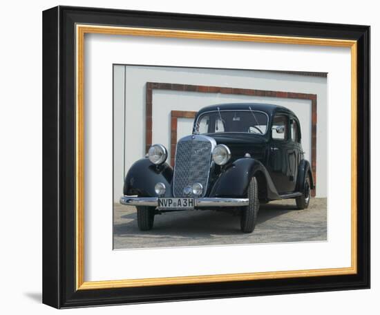 Antique Mercedes, Germany-Russell Young-Framed Photographic Print