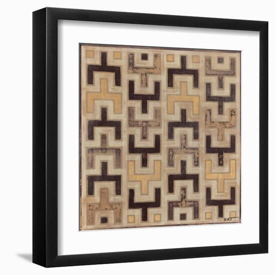 Antique Mudcloth I-Norman Wyatt Jr.-Framed Art Print