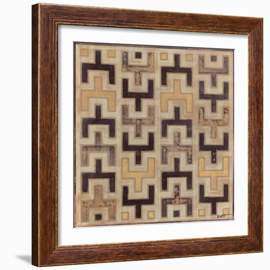 Antique Mudcloth I-Norman Wyatt Jr.-Framed Art Print