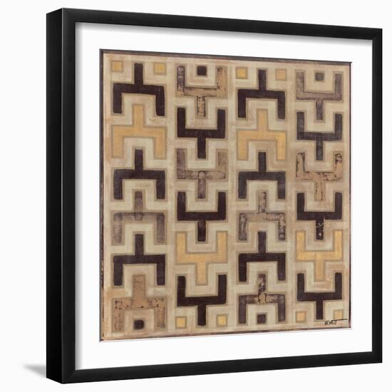 Antique Mudcloth I-Norman Wyatt Jr.-Framed Art Print