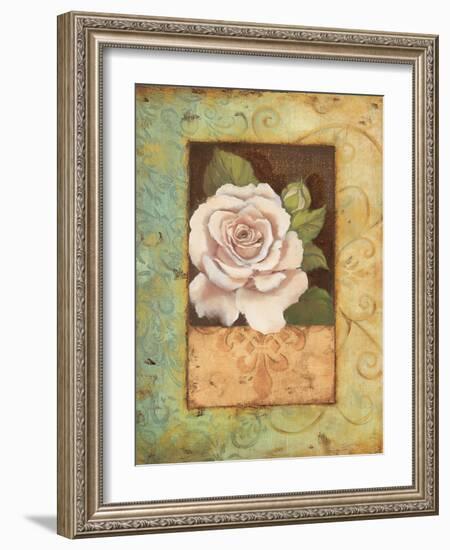 Antique Rose I-Jillian Jeffrey-Framed Art Print