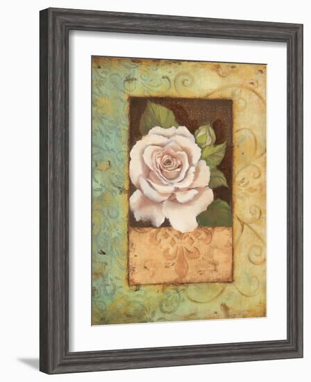 Antique Rose I-Jillian Jeffrey-Framed Art Print