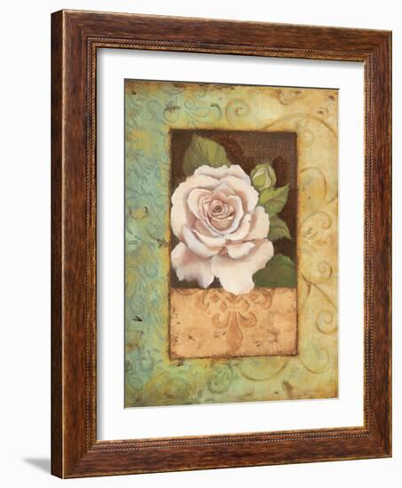 Antique Rose I-Jillian Jeffrey-Framed Art Print