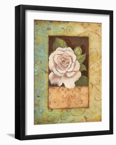 Antique Rose I-Jillian Jeffrey-Framed Art Print