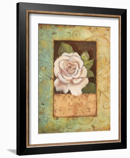 Antique Rose I-Jillian Jeffrey-Framed Art Print