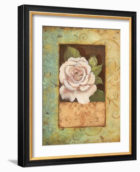 Antique Rose I-Jillian Jeffrey-Framed Art Print