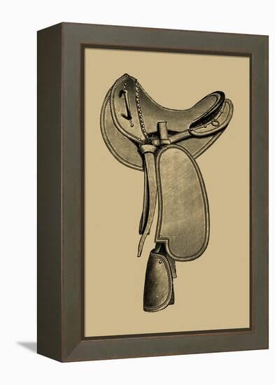 Antique Saddle I-Vision Studio-Framed Stretched Canvas