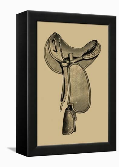 Antique Saddle I-Vision Studio-Framed Stretched Canvas