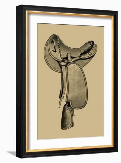 Antique Saddle I-Vision Studio-Framed Art Print