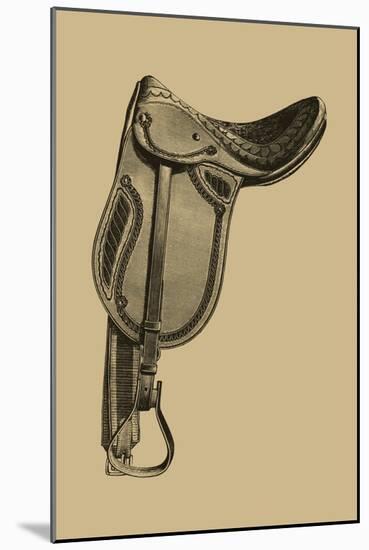 Antique Saddle II-Vision Studio-Mounted Art Print