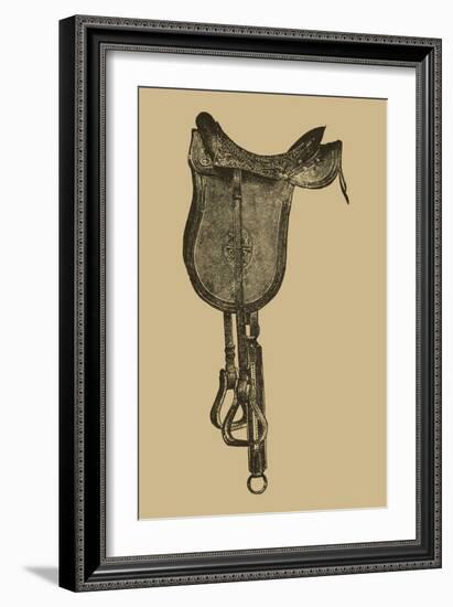 Antique Saddle IV-Vision Studio-Framed Art Print