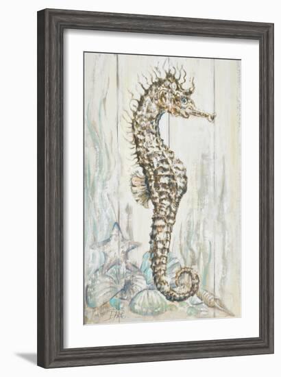 Antique Sea Horse I-Patricia Pinto-Framed Art Print