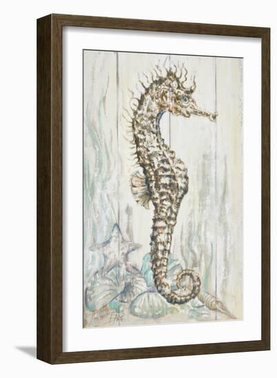 Antique Sea Horse I-Patricia Pinto-Framed Art Print