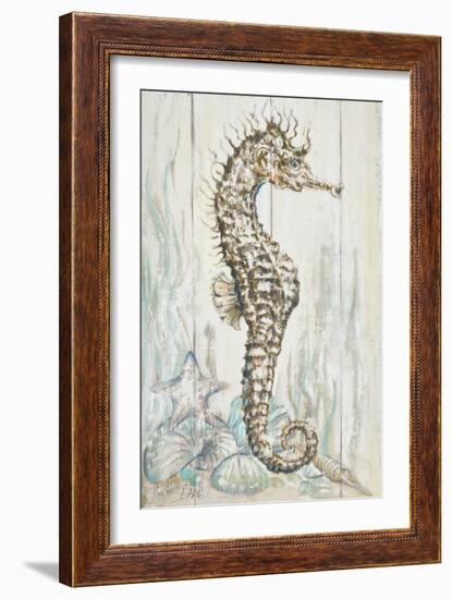 Antique Sea Horse I-Patricia Pinto-Framed Art Print