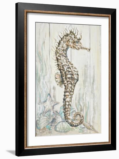 Antique Sea Horse I-Patricia Pinto-Framed Art Print