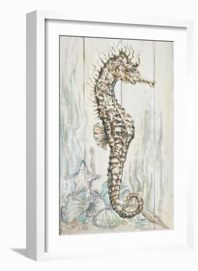 Antique Sea Horse I-Patricia Pinto-Framed Art Print