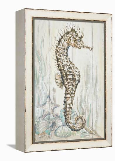 Antique Sea Horse I-Patricia Pinto-Framed Stretched Canvas