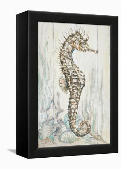 Antique Sea Horse I-Patricia Pinto-Framed Stretched Canvas