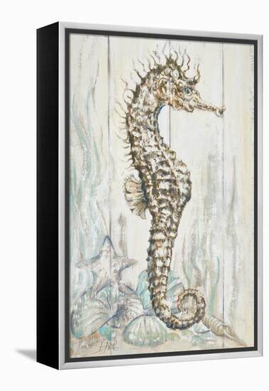 Antique Sea Horse I-Patricia Pinto-Framed Stretched Canvas