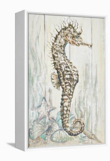 Antique Sea Horse I-Patricia Pinto-Framed Stretched Canvas