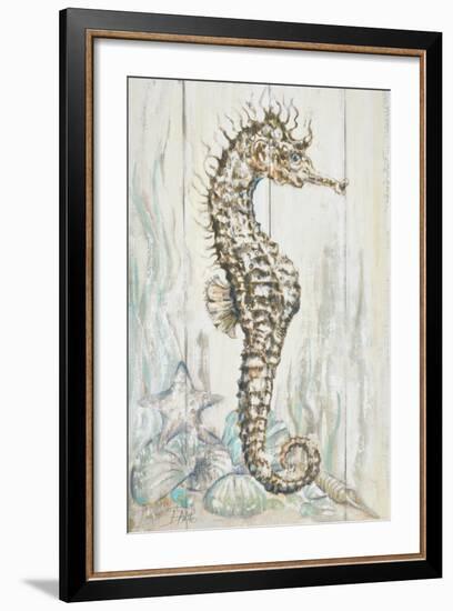 Antique Sea Horse I-Patricia Pinto-Framed Art Print