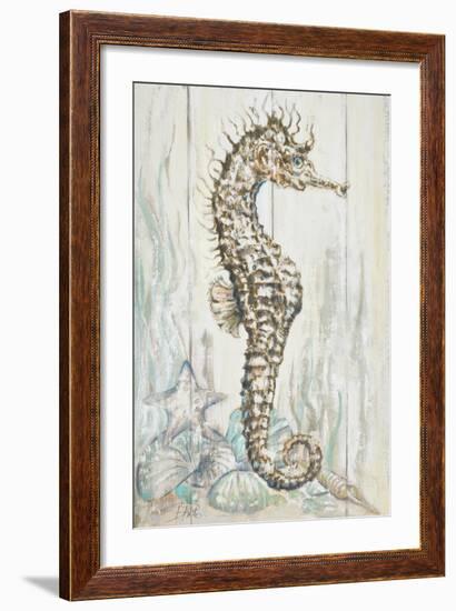 Antique Sea Horse I-Patricia Pinto-Framed Art Print