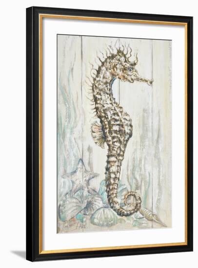 Antique Sea Horse I-Patricia Pinto-Framed Art Print