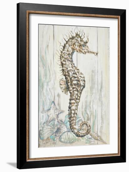 Antique Sea Horse I-Patricia Pinto-Framed Premium Giclee Print