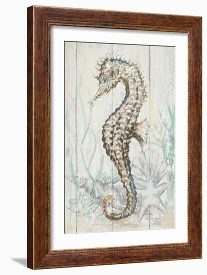 Antique Sea Horse II-Patrcia Pinto-Framed Premium Giclee Print