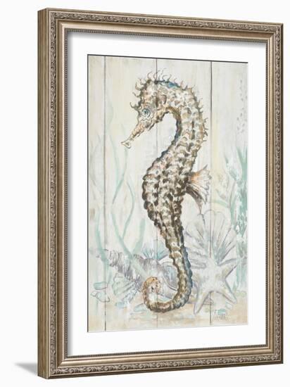 Antique Sea Horse II-Patrcia Pinto-Framed Art Print