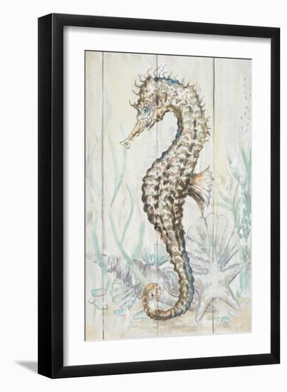 Antique Sea Horse II-Patrcia Pinto-Framed Art Print