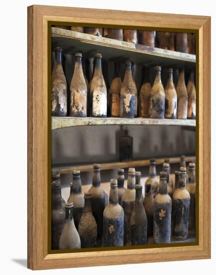 Antique Sherry Jars, Bodegas Gonzalez Byass, Jerez De La Frontera, Spain-Walter Bibikow-Framed Premier Image Canvas