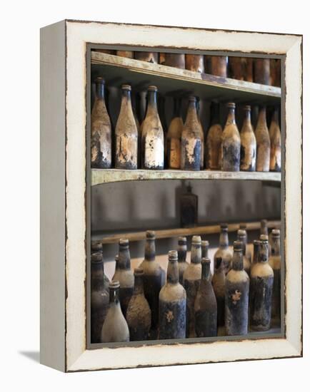 Antique Sherry Jars, Bodegas Gonzalez Byass, Jerez De La Frontera, Spain-Walter Bibikow-Framed Premier Image Canvas
