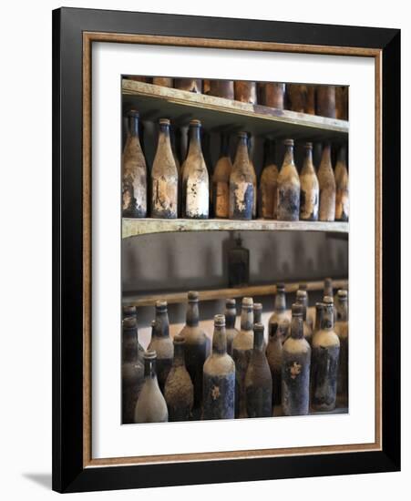 Antique Sherry Jars, Bodegas Gonzalez Byass, Jerez De La Frontera, Spain-Walter Bibikow-Framed Photographic Print